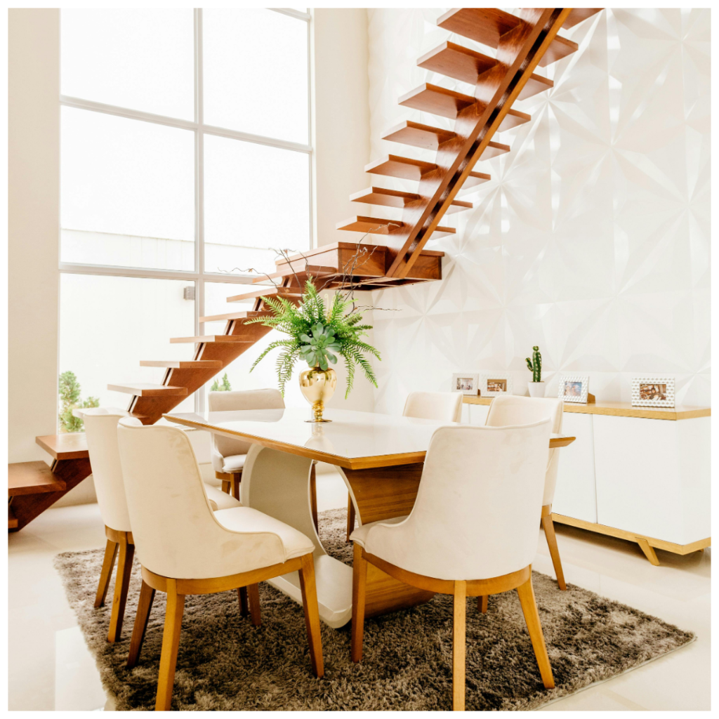 Stair designs, dining area